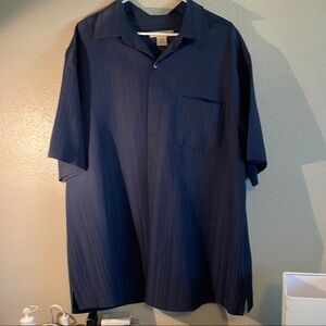 Passport Blue Casual Button Down Shirt